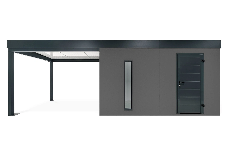 GARDEON® House with skylight and left carport