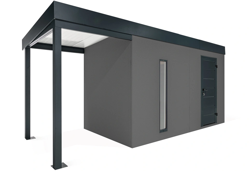 GARDEON® House with skylight and left carport