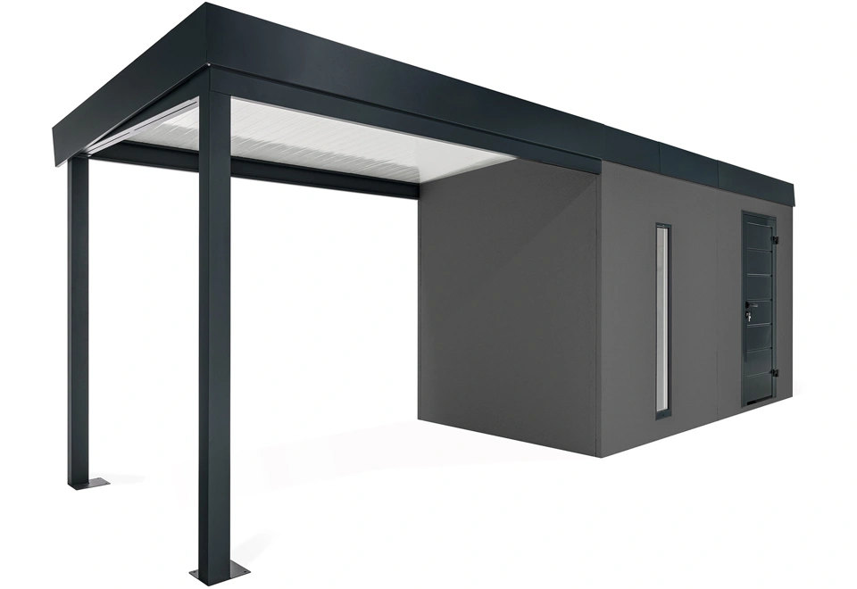 GARDEON® House with skylight and left carport