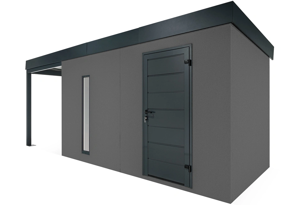 GARDEON® House with skylight and left carport