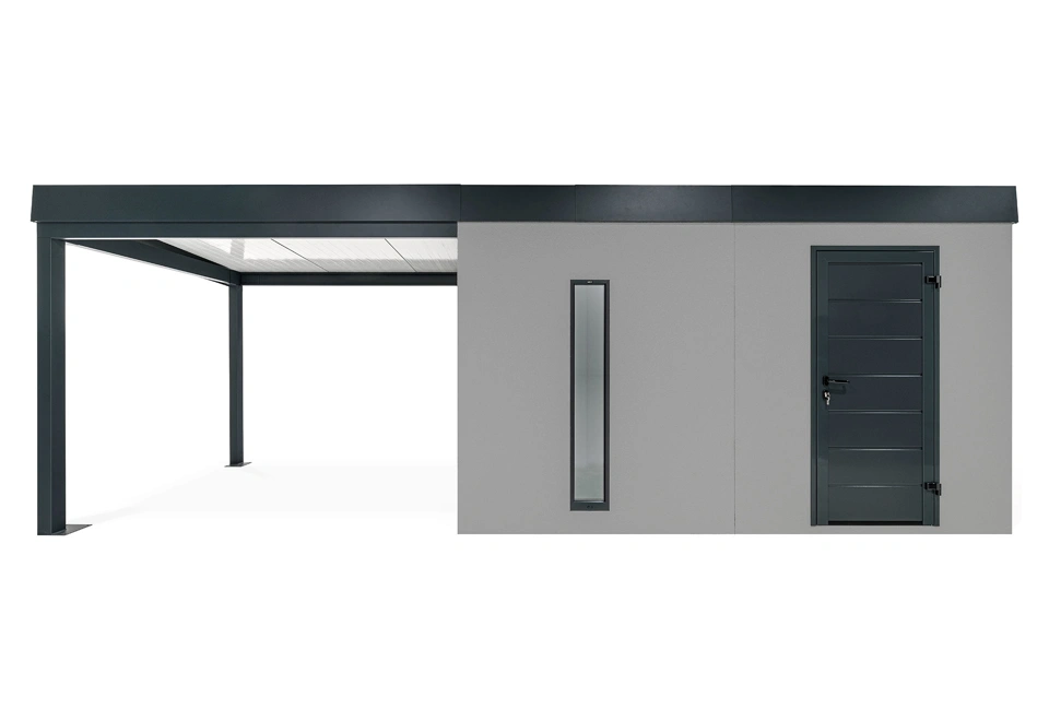 GARDEON® House with skylight and left carport