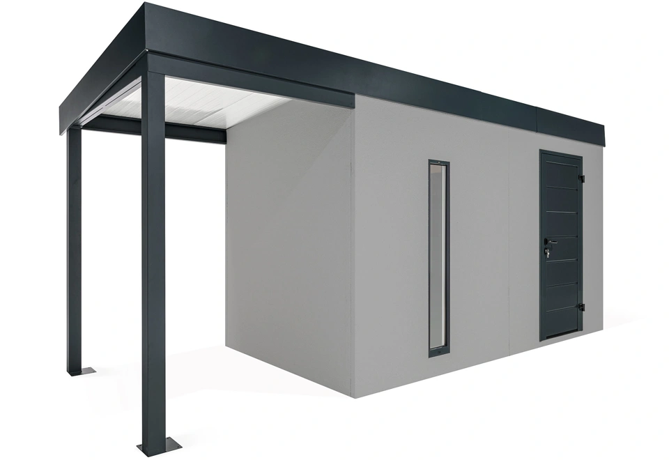 GARDEON® House with skylight and left carport