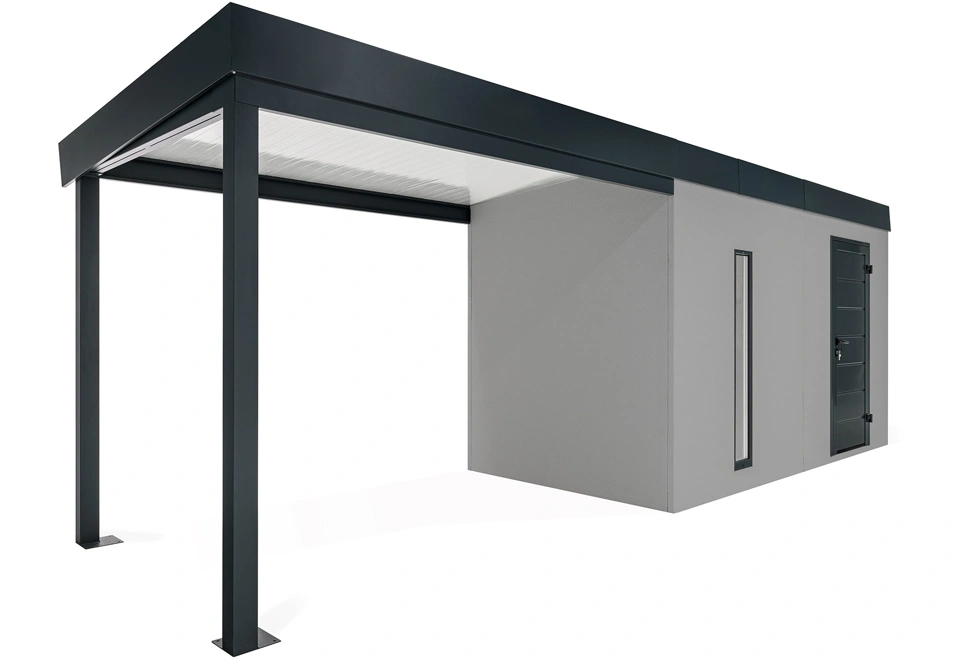 GARDEON® House with skylight and left carport