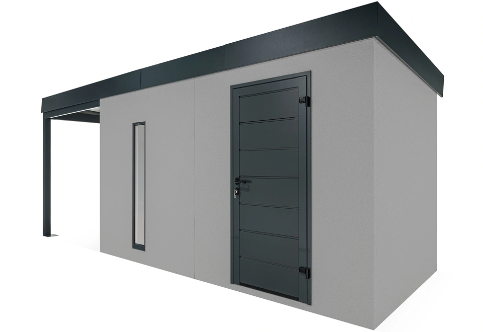 GARDEON® House with skylight and left carport