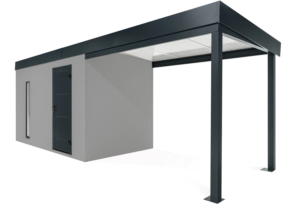 GARDEON® House with skylight and left carport