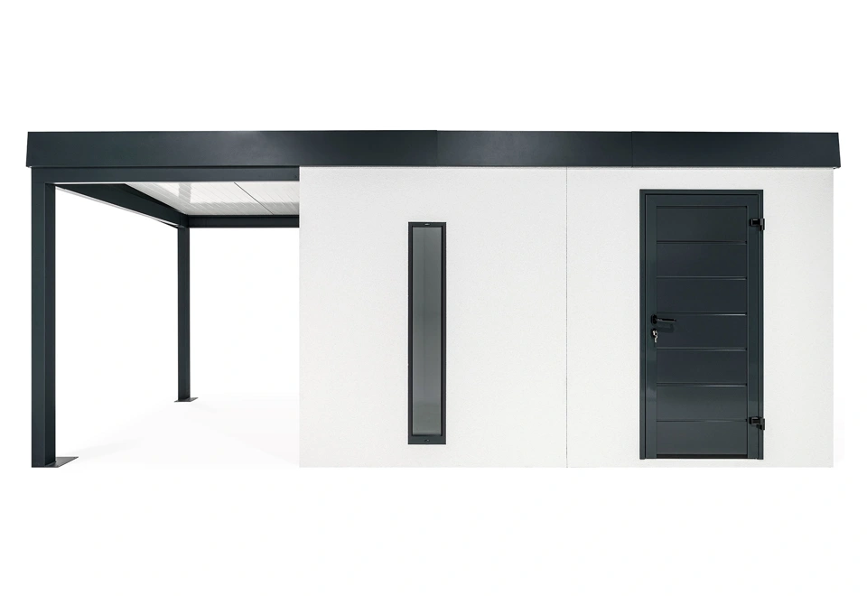 GARDEON® House with skylight and left carport