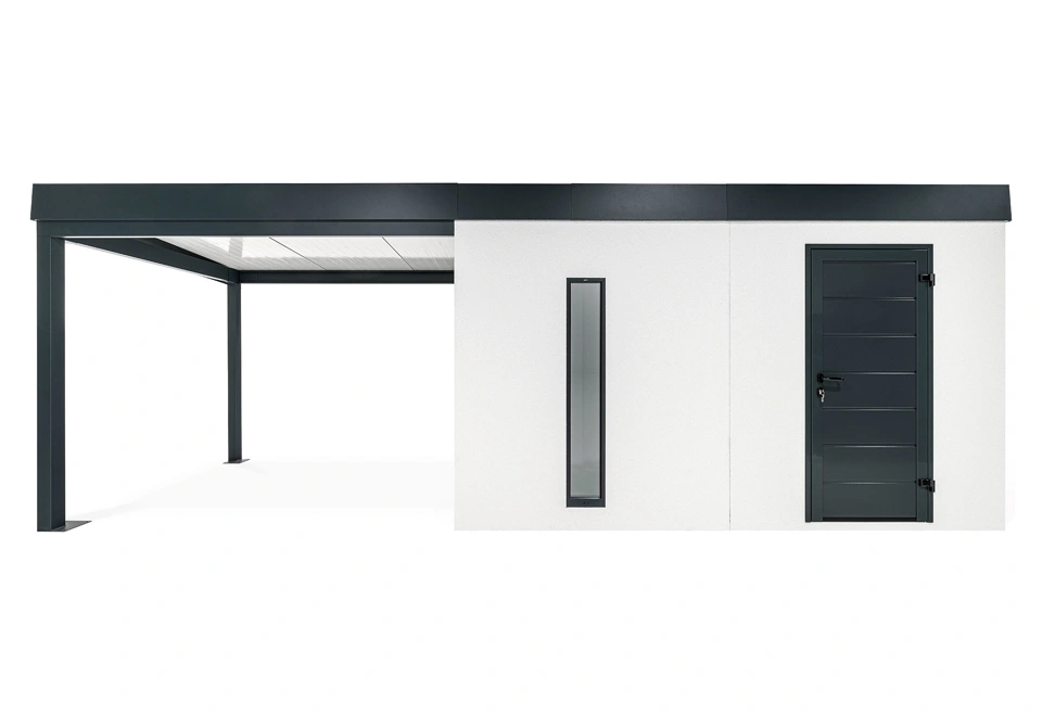 GARDEON® House with skylight and left carport