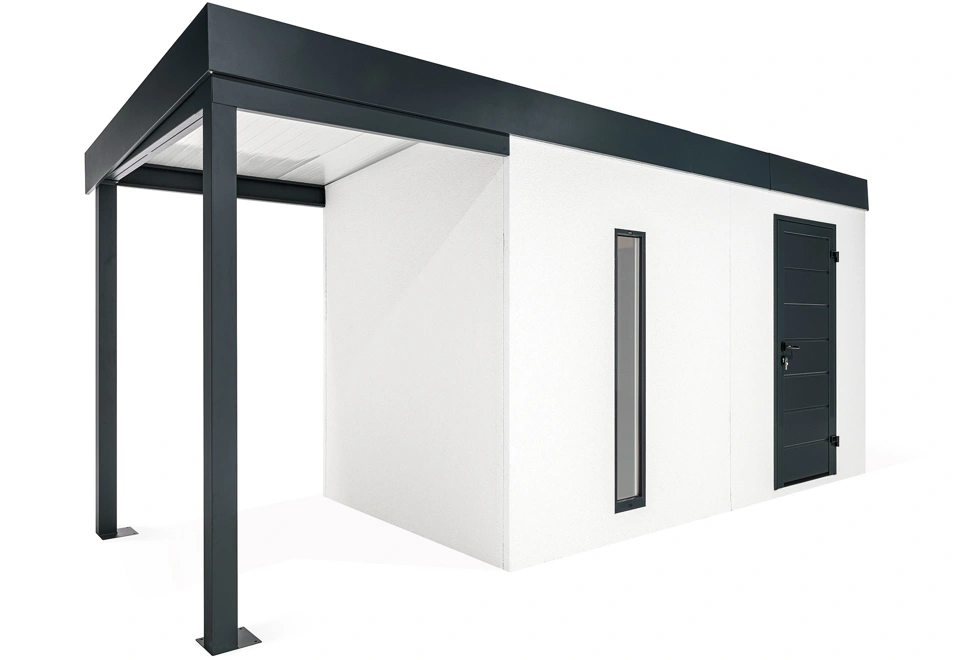 GARDEON® House with skylight and left carport
