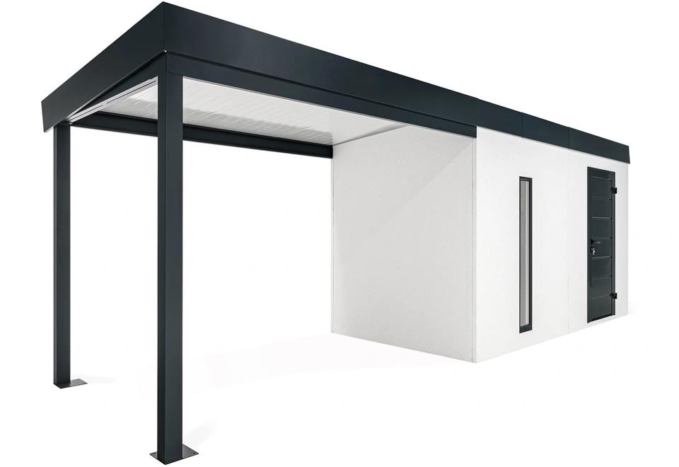 GARDEON® House with skylight and left carport