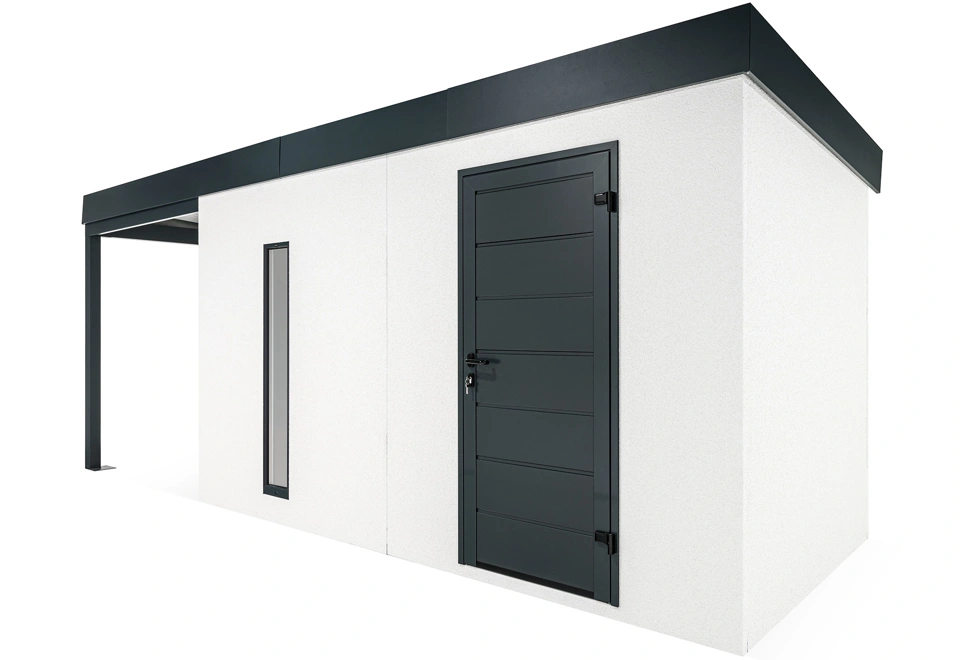 GARDEON® House with skylight and left carport