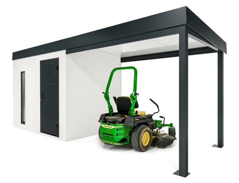 GARDEON® House with skylight and right carport