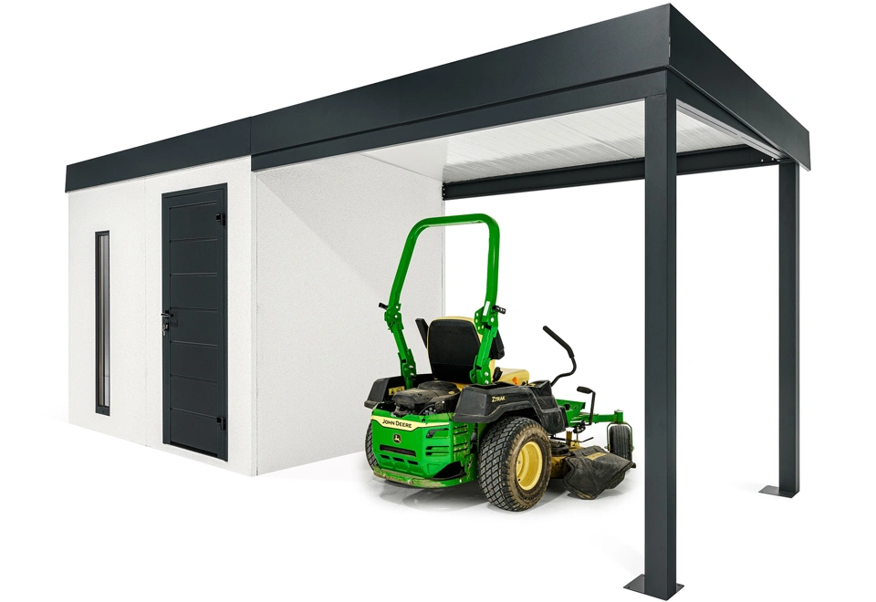 GARDEON® House with skylight and right carport