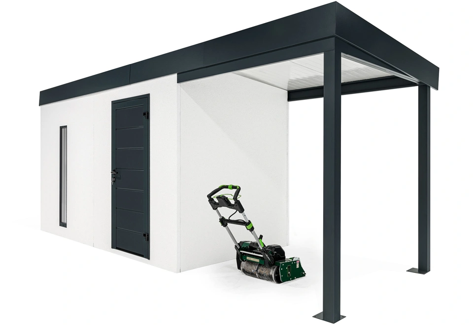 GARDEON® House with skylight and right carport