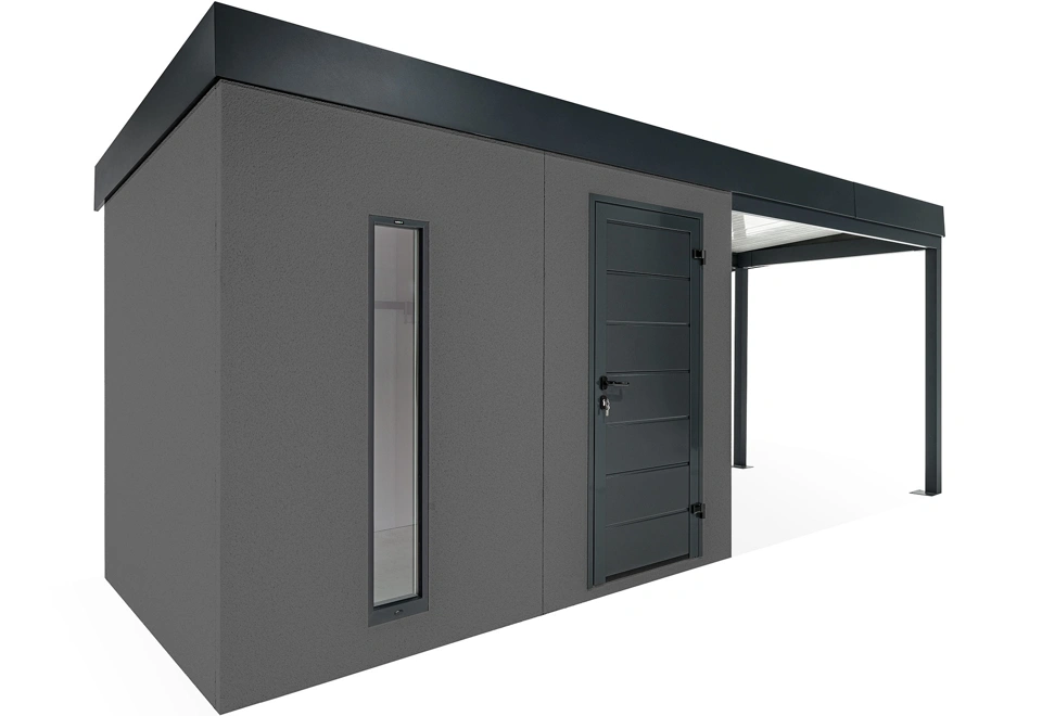 GARDEON® House with skylight and right carport