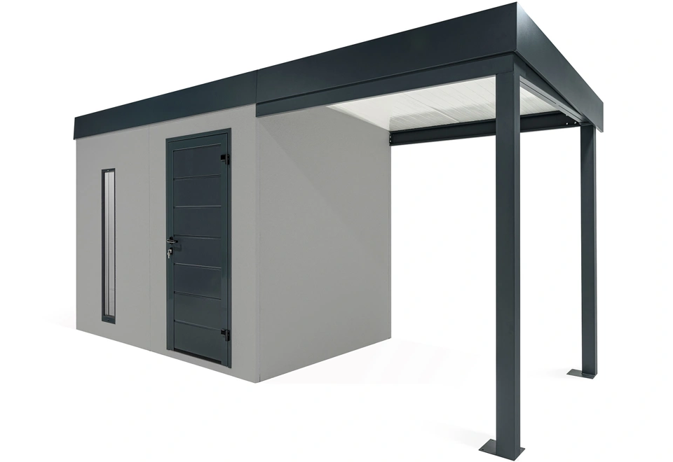 GARDEON® House with skylight and right carport