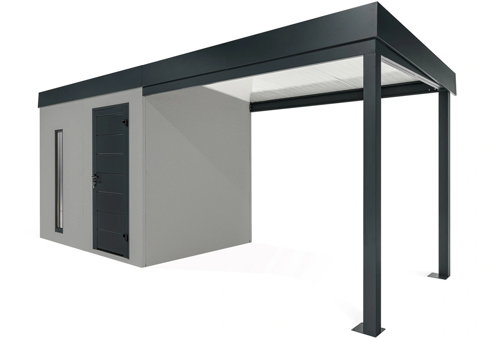 GARDEON® House with skylight and right carport