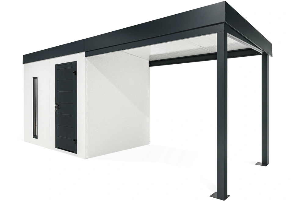 GARDEON® House with skylight and right carport