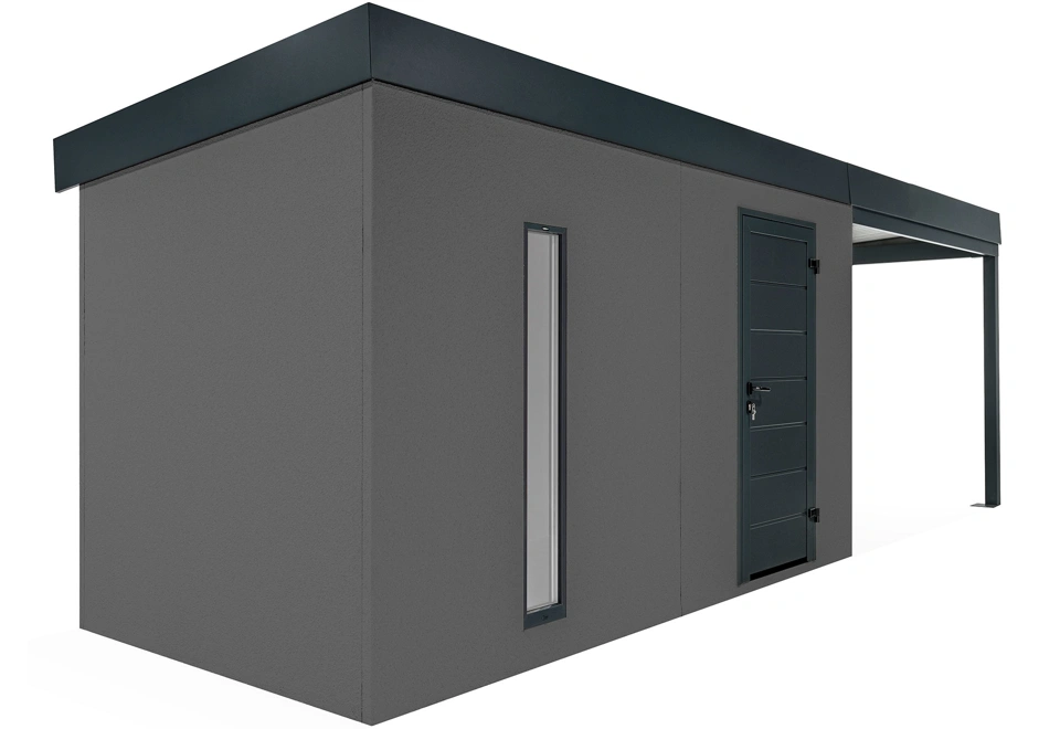 GARDEON® House with skylight and right carport