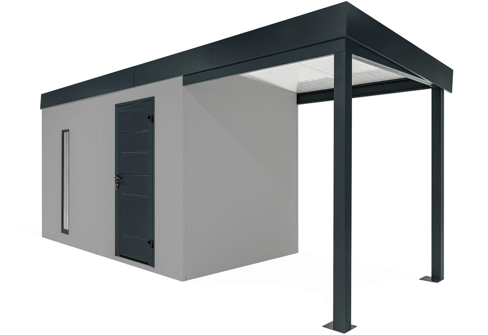 GARDEON® House with skylight and right carport