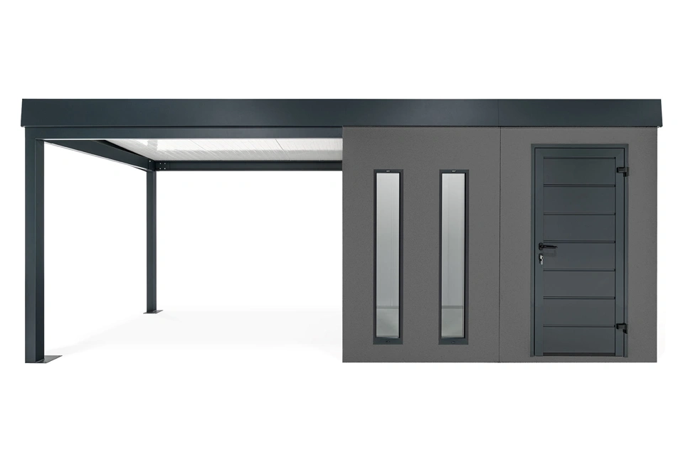 GARDEON® House with skylights and carport