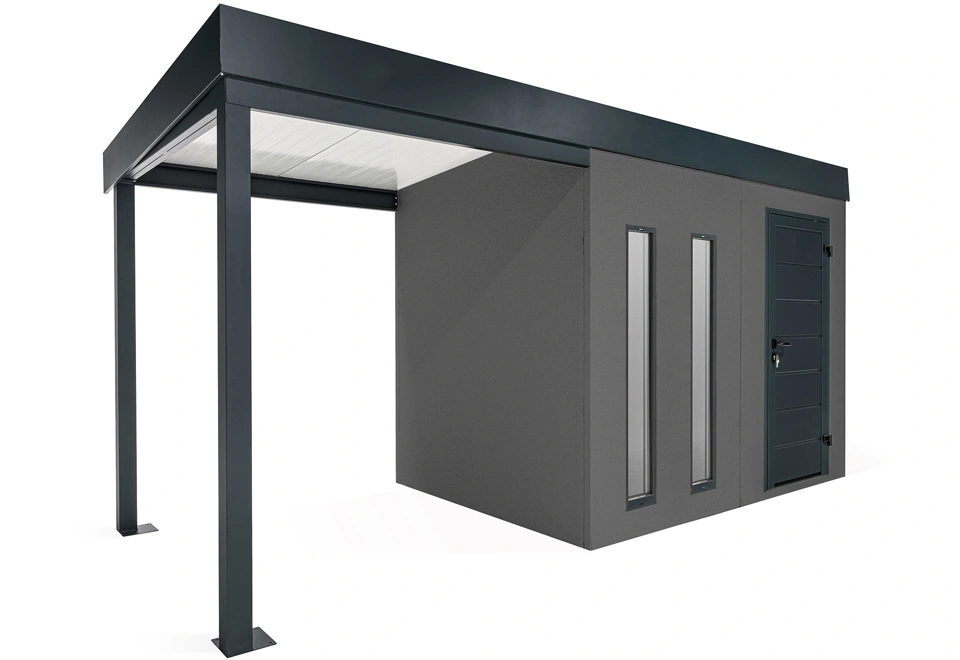 GARDEON® House with skylights and carport