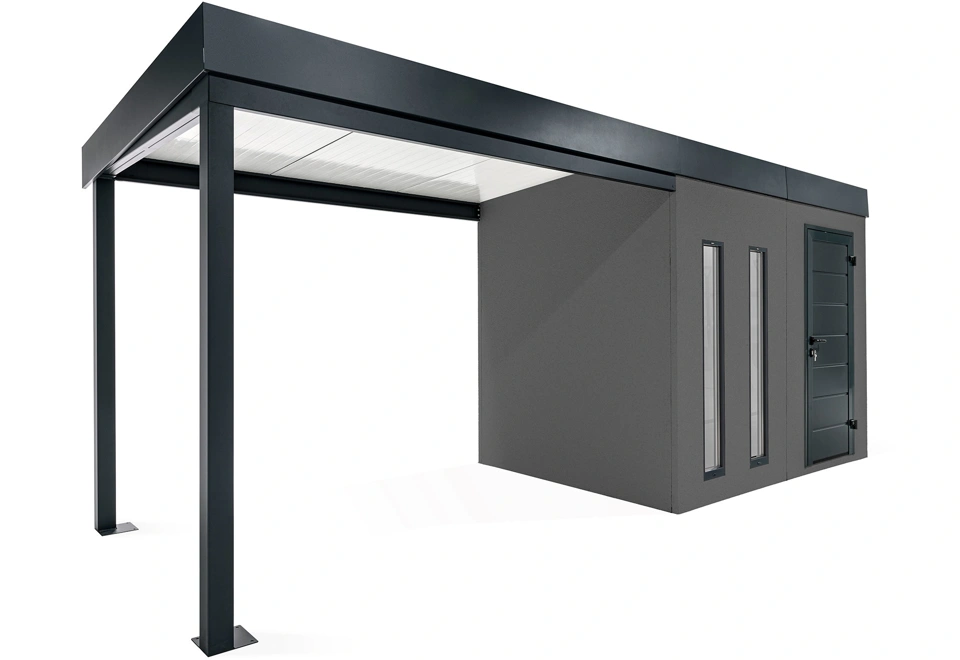 GARDEON® House with skylights and carport