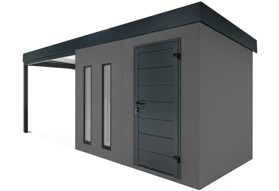 GARDEON® House with skylights and carport