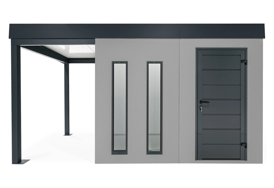 GARDEON® House with skylights and carport