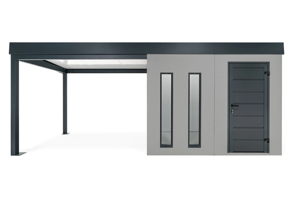 GARDEON® House with skylights and carport