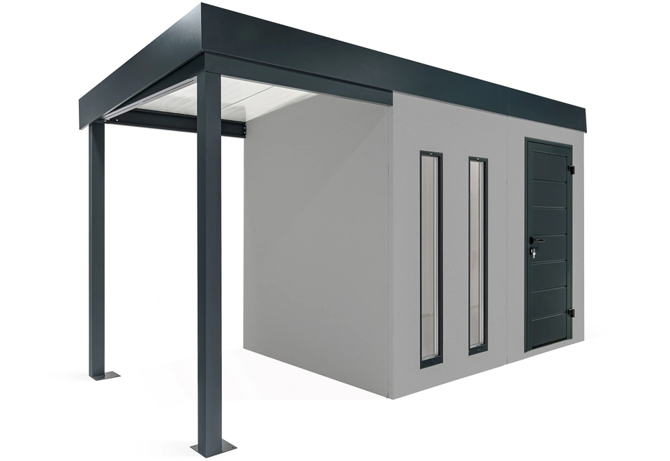 GARDEON® House with skylights and carport