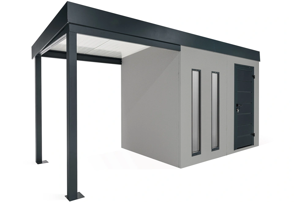 GARDEON® House with skylights and carport