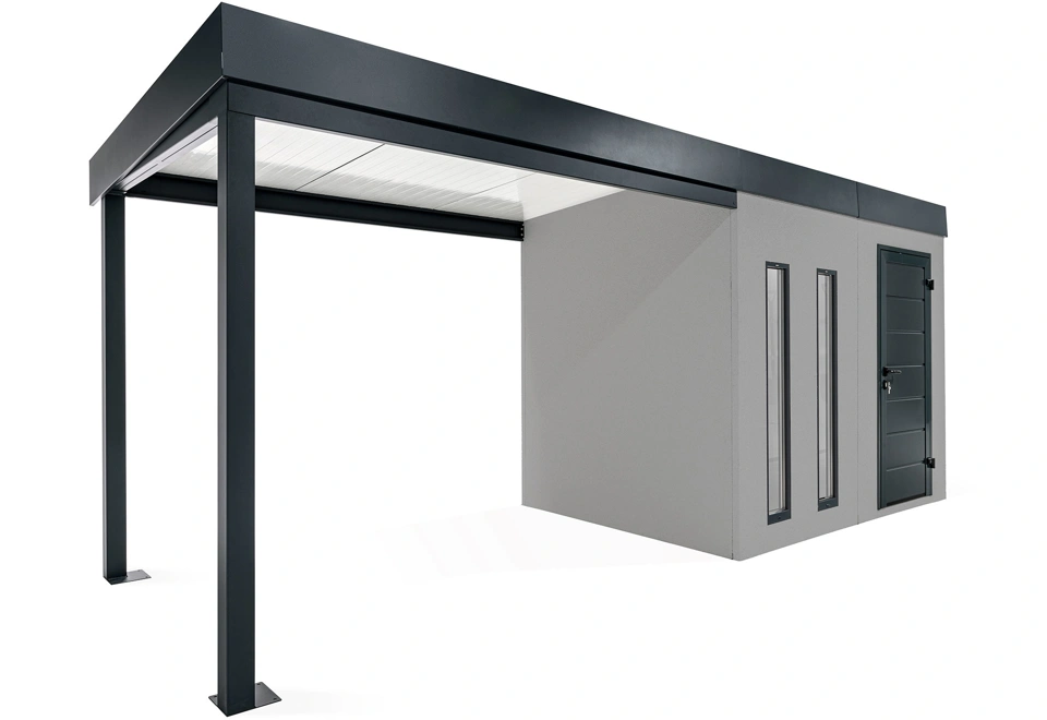 GARDEON® House with skylights and carport