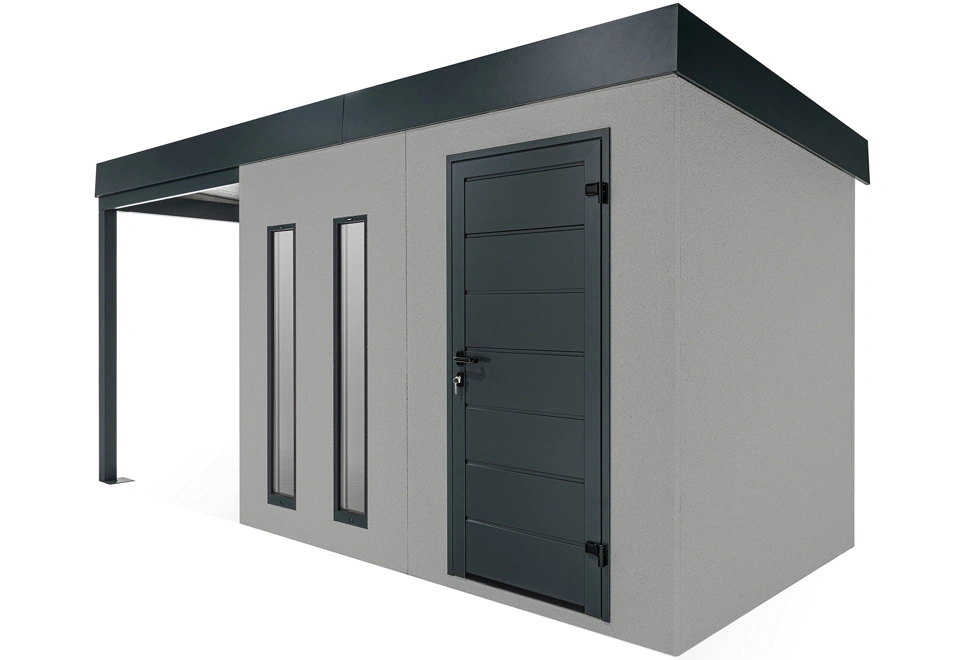 GARDEON® House with skylights and carport