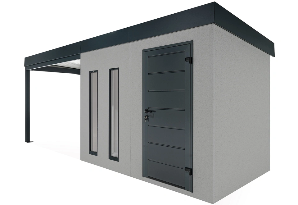 GARDEON® House with skylights and carport