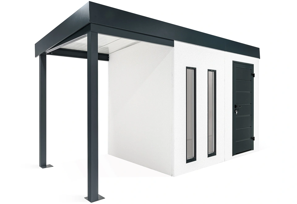 GARDEON® House with skylights and carport