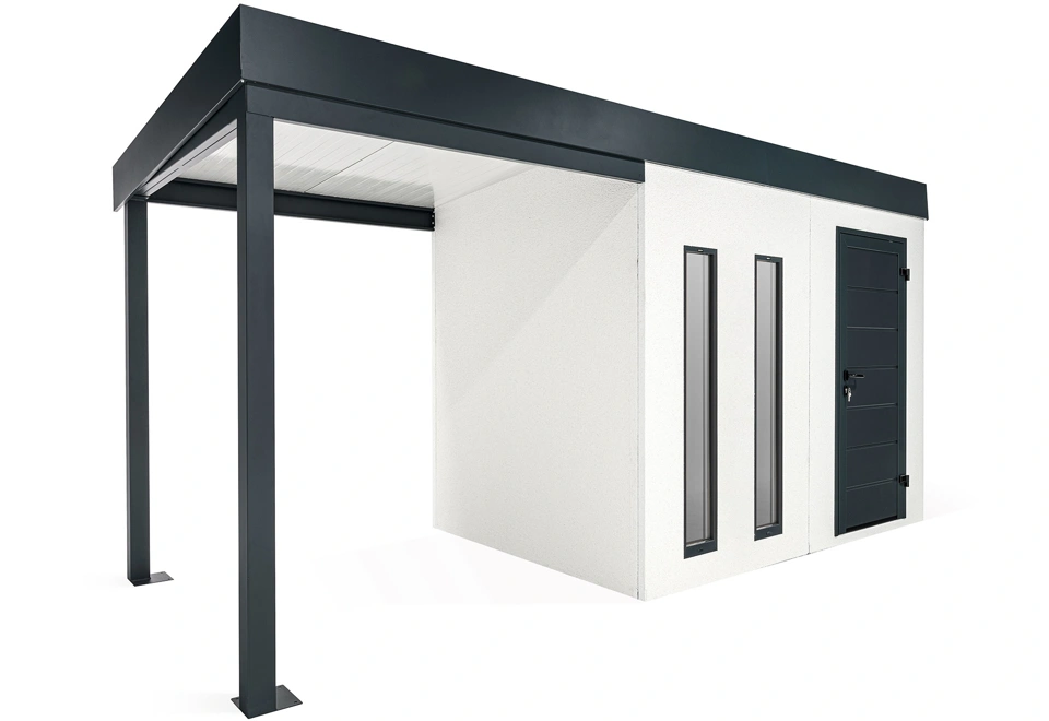 GARDEON® House with skylights and carport