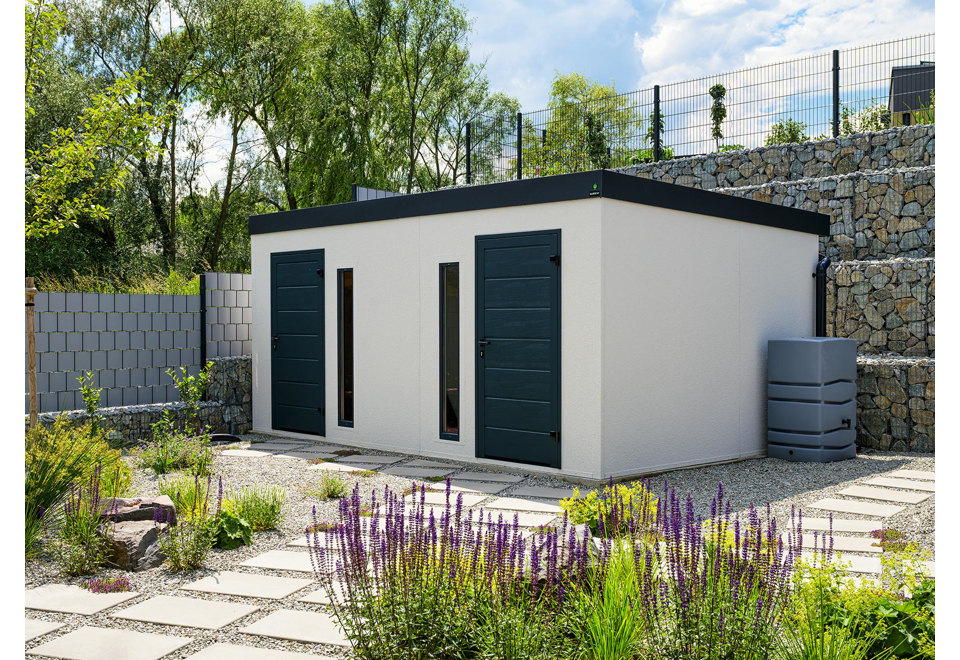 GARDEON® House with two doors and two skylights