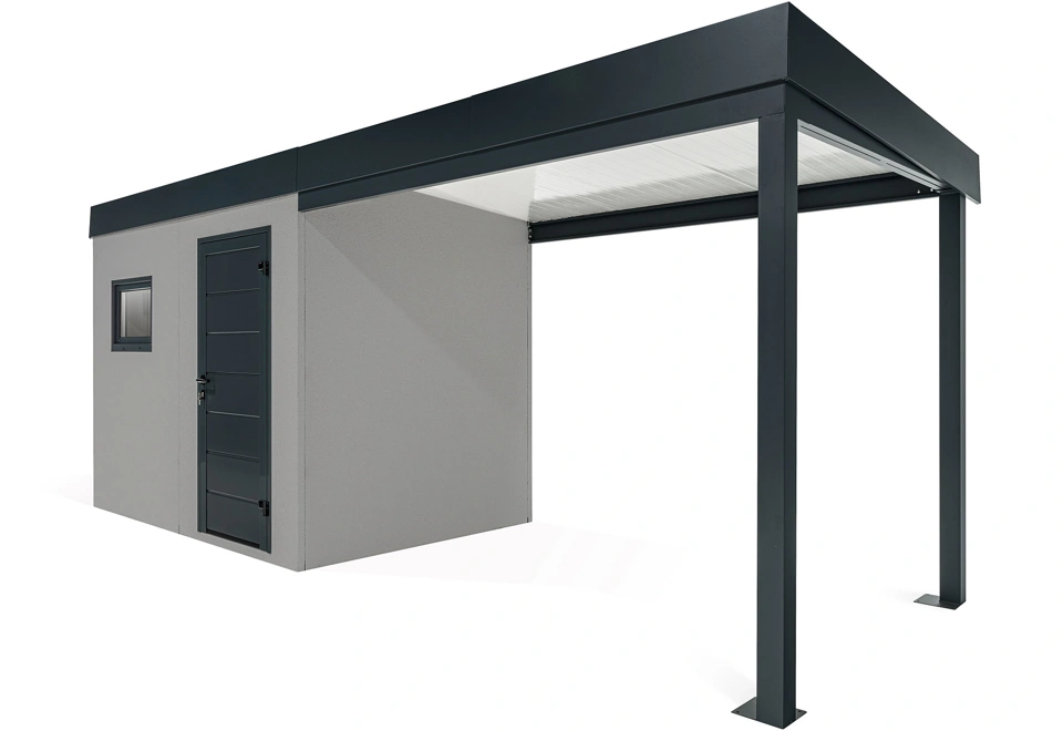 GARDEON® House with window and right carport