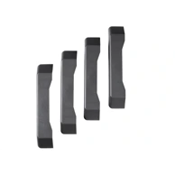 GLADIATOR® Geartrack end caps Smoke (4 PACK)