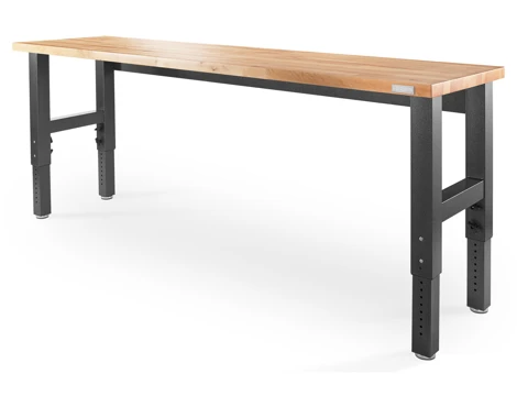 GLADIATOR® HARDWOOD WORKBENCH, ADJUSTABLE (244 cm)