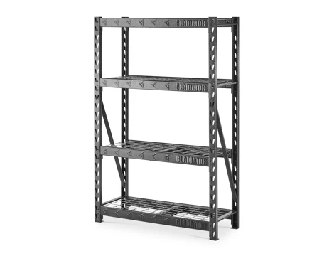 GLADIATOR® Heavy Duty RACK with four deep shelves (122x183x46cm)