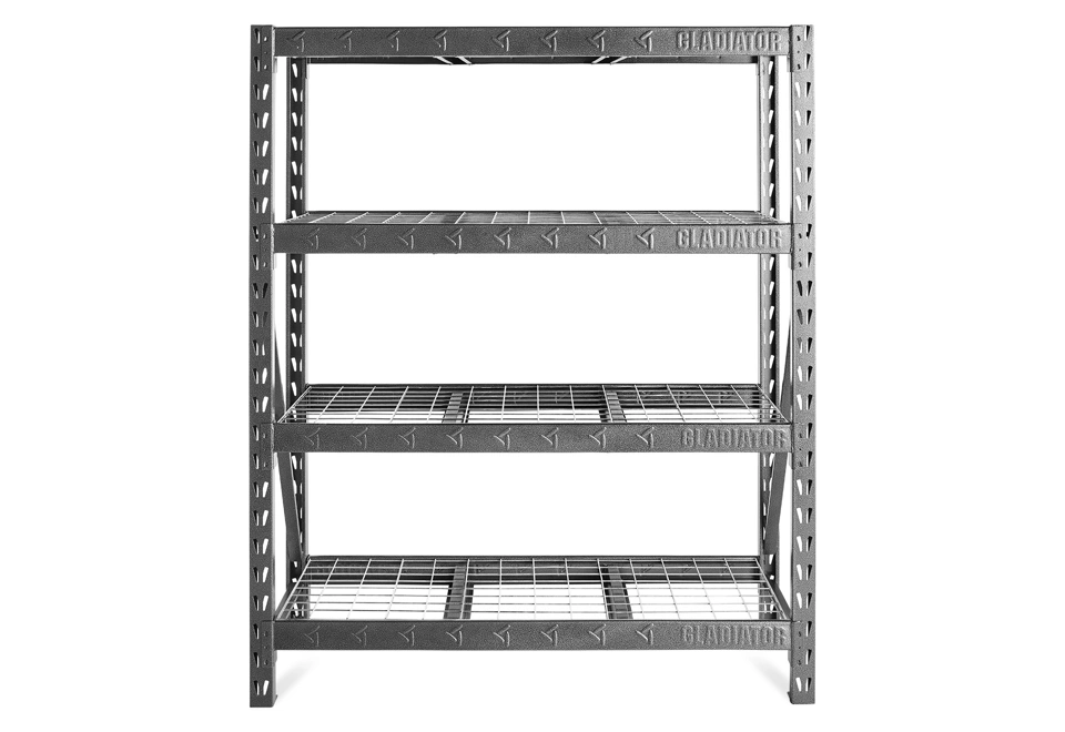 GLADIATOR® Heavy Duty RACK with four deep shelves (152x183x46cm)