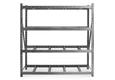 Heavy Duty MEGA RACK with four deep shelves GLADIATOR®