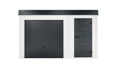 Houses with a garage door